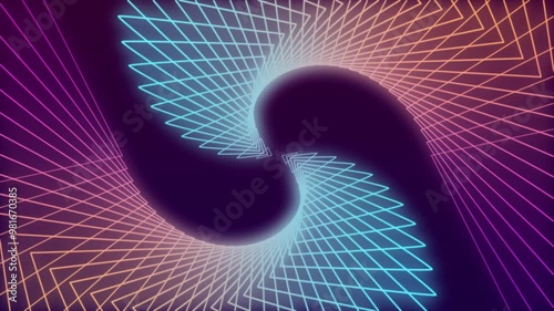 
colorful gradient abstract loop background animation in 4k