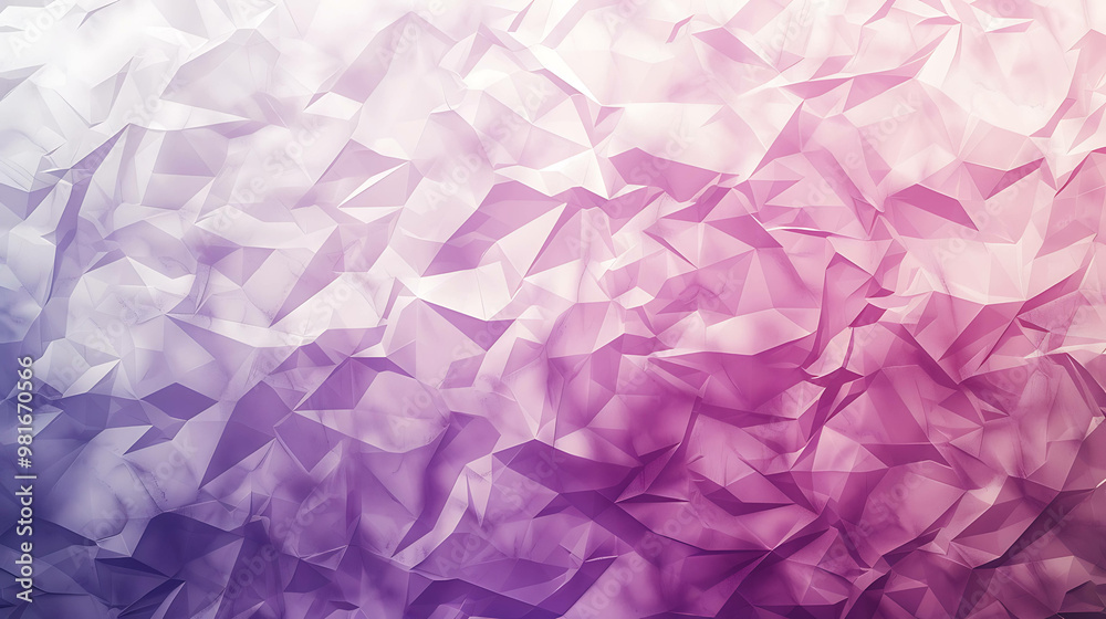 Abstract background with a crumpled paper texture in white, purple, and pink. Abstract background with a crumpled paper texture in white, purple, and pink.