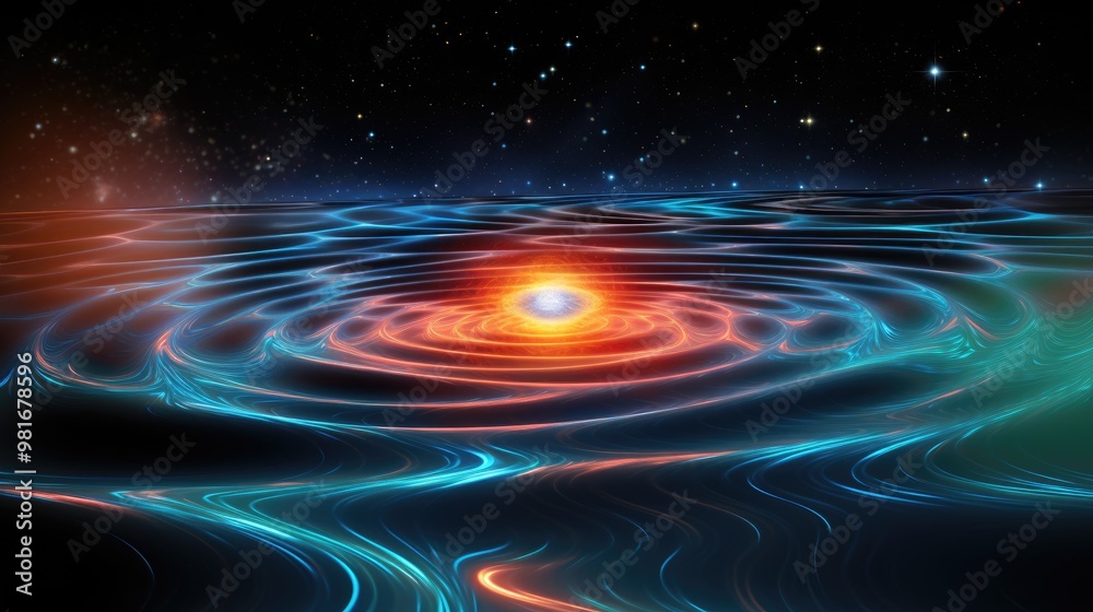 A mesmerizing abstract background with swirling lines of light in vibrant colors. A mesmerizing abstract background with swirling lines of light in vibrant colors.