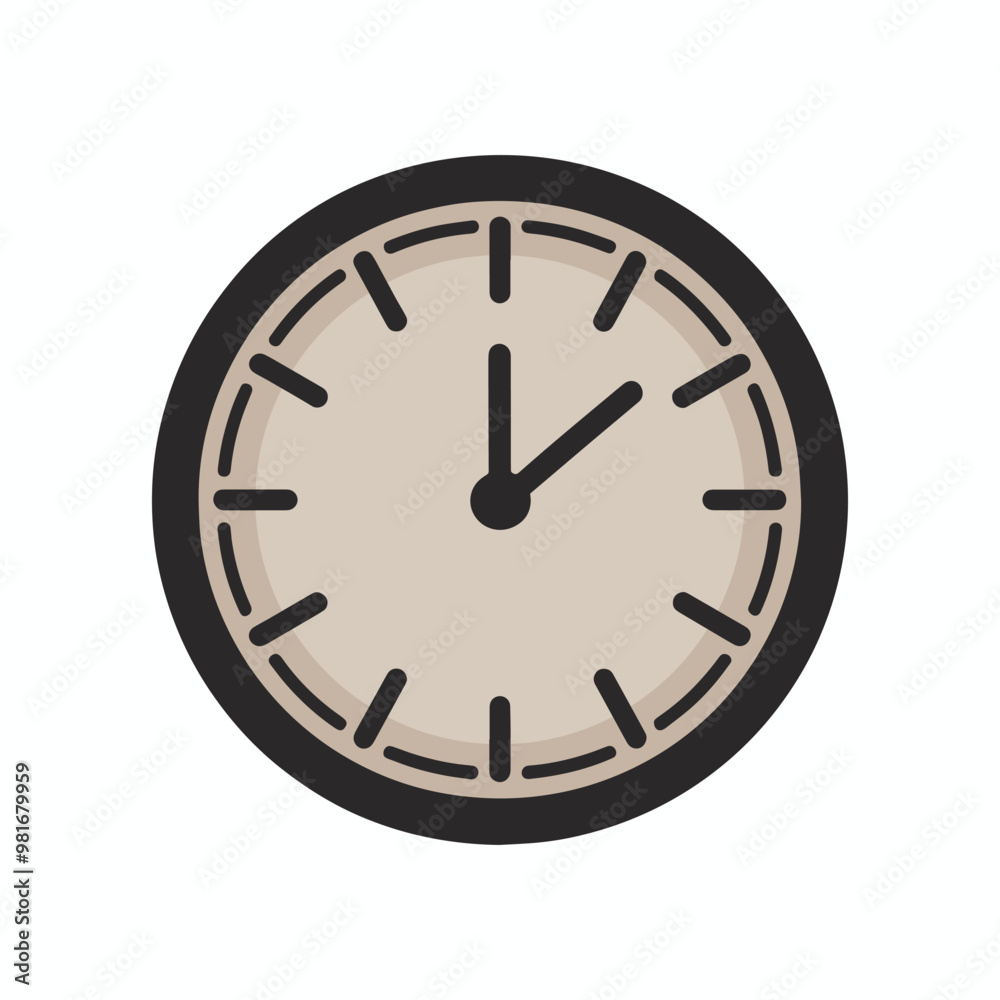 Vector Time and Clock Icon. Collection of Line Clock Symbol and Analog Design Isolated on White Background Vector Time and Clock Icon. Collection of Line Clock Symbol and Analog Design Isolated on White Background