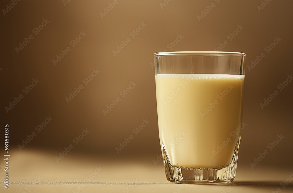 Homestyle Comfort: A Smooth Glass of Buttermilk on a Rustic Wooden Table Homestyle Comfort: A Smooth Glass of Buttermilk on a Rustic Wooden Table