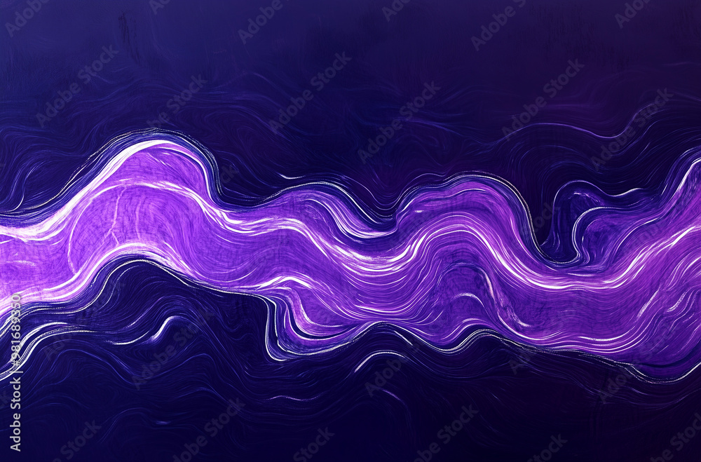 Electric Indigo Zigs Zagging Across a Plum-Colored Background: Bold Patterns in Play
