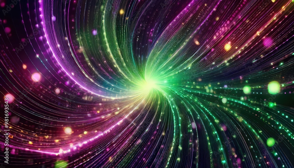 Abstract swirl of lights Abstract swirl of lights