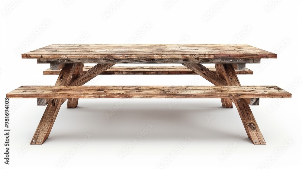 rustic wooden picnic table rustic wooden picnic table