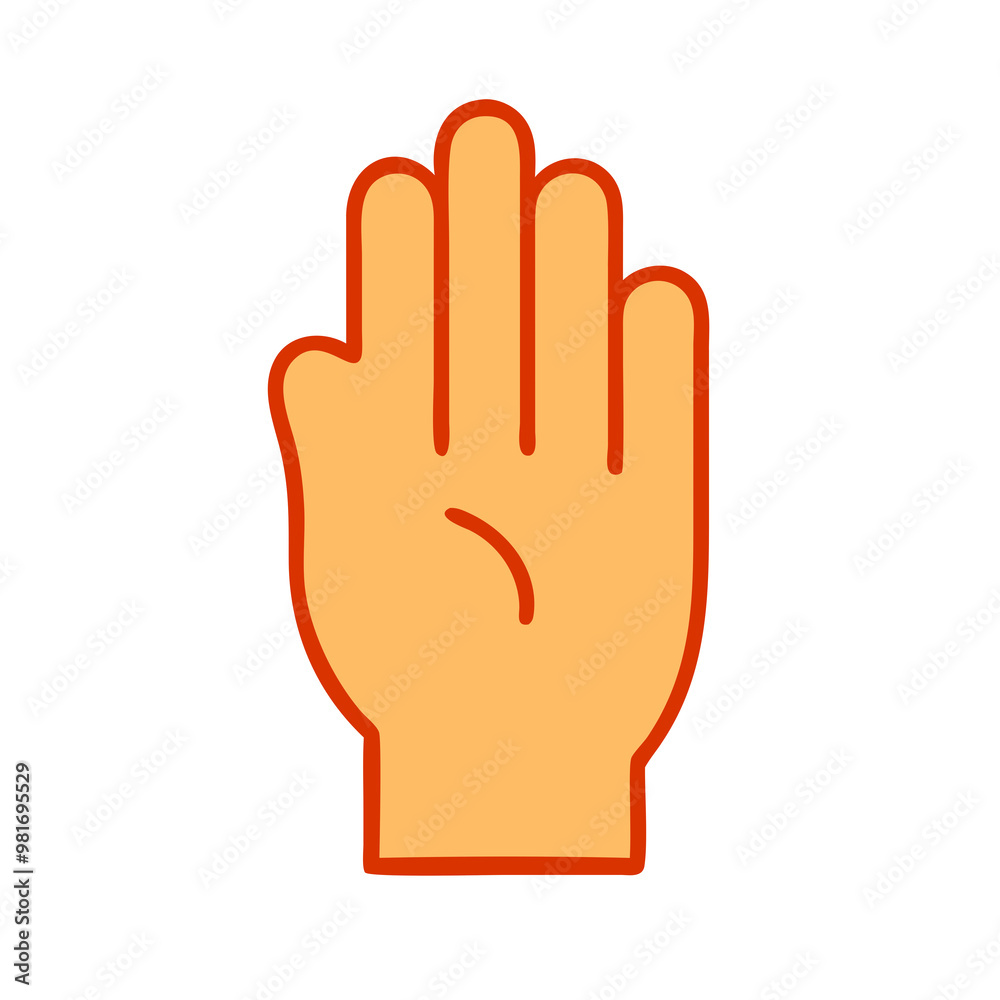 Obraz premium hand with sign