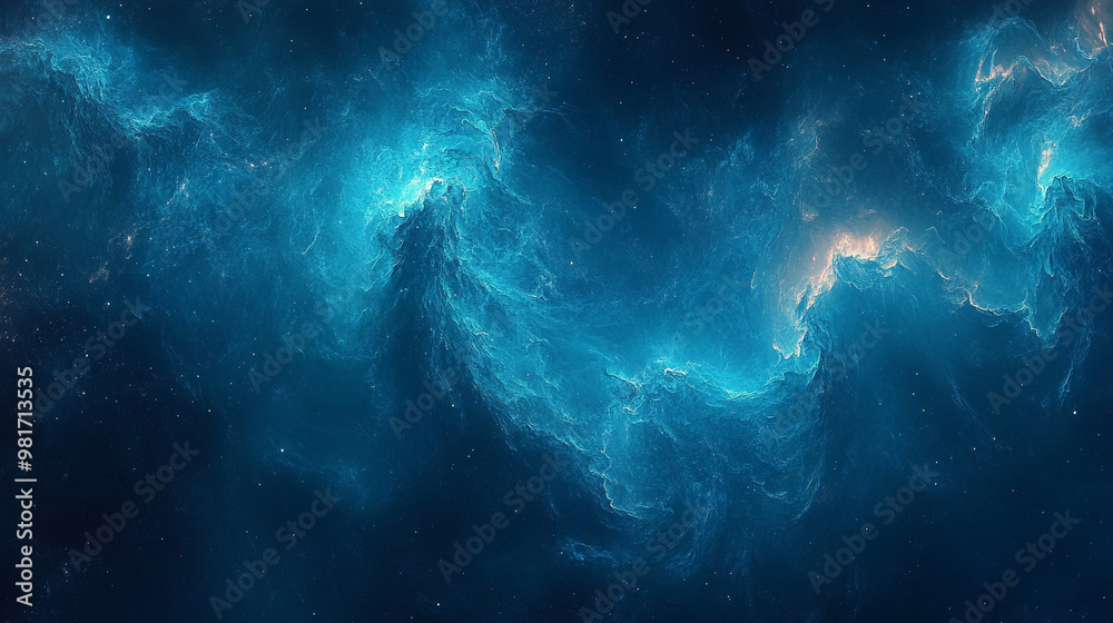 A mesmerizing close-up of a cosmic nebula featuring swirling blue and teal hues, showcasing the beauty of the universe. A mesmerizing close-up of a cosmic nebula featuring swirling blue and teal hues, showcasing the beauty of the universe.