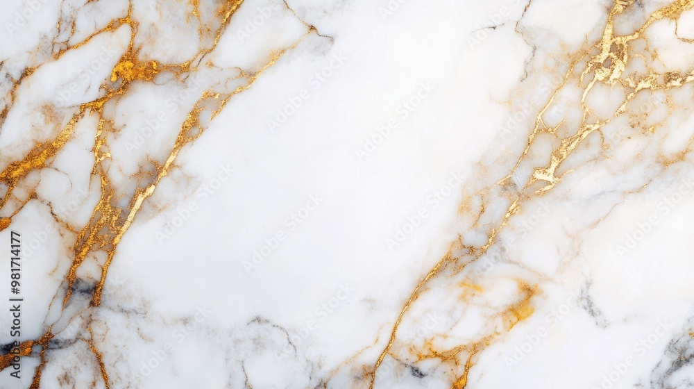 White and gold marble texture, elegant background generative ai White and gold marble texture, elegant background generative ai