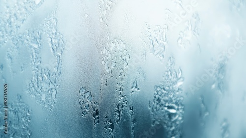 Frosted glass texture with a semi-translucent 