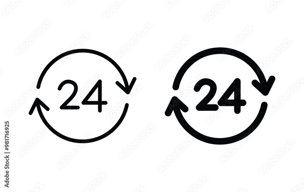 24 Hours Support icon