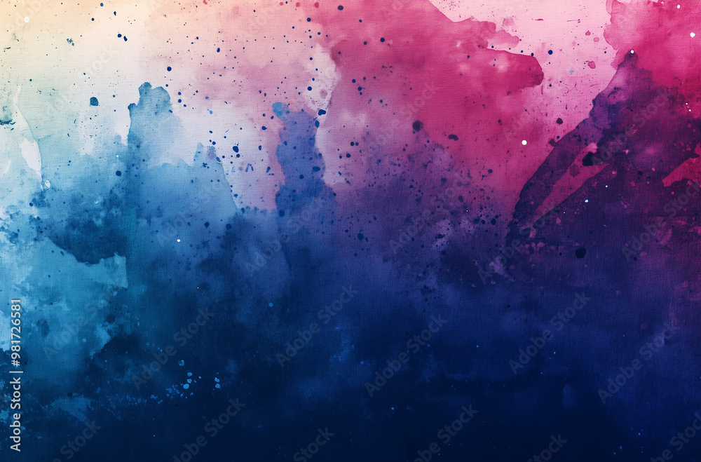 Fototapeta premium Watercolor Faint Background with Mixed Abstract Shades