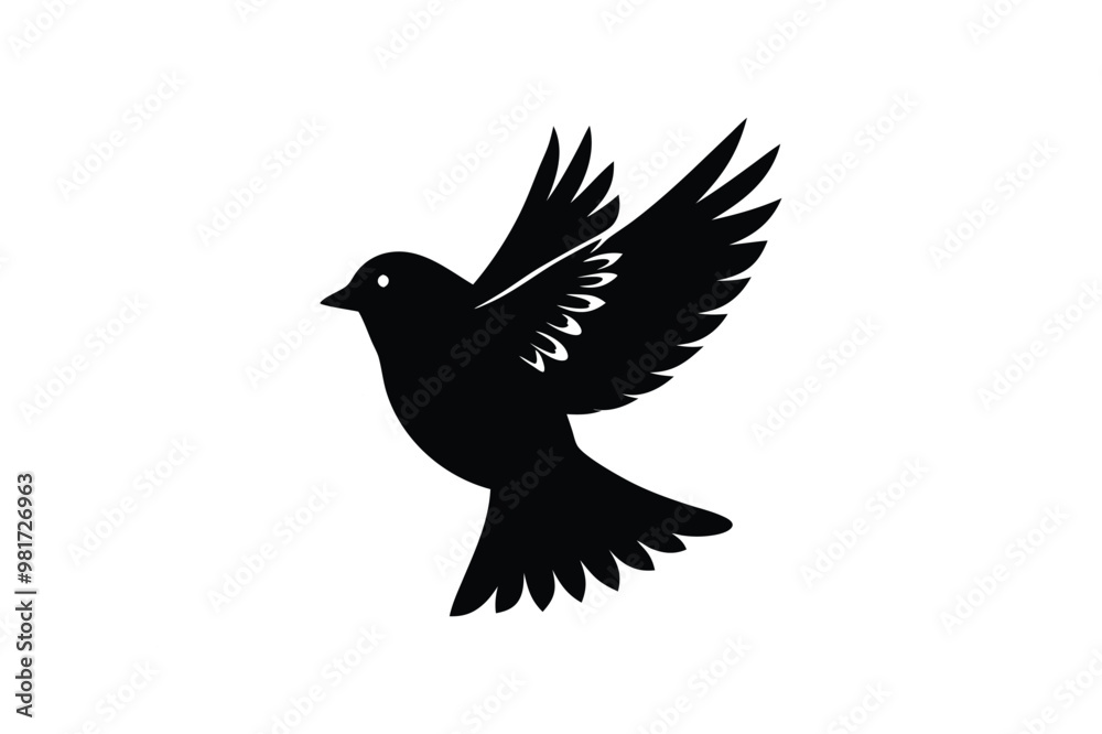 Obraz premium Cute Myna Bird vector art and illustration