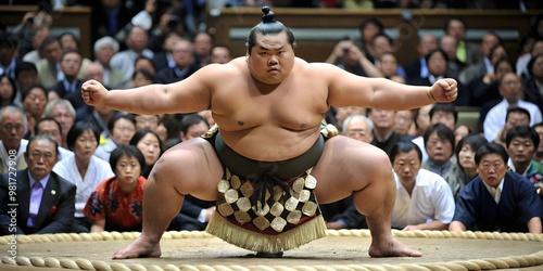 a japanese sumo fighter
