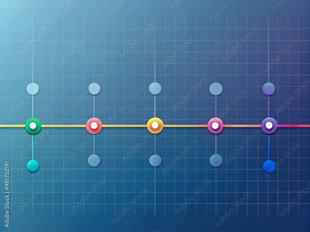 A stylized illustration of a timeline concept depicting a longitudinal study with subtle gradient backgrounds and a clean vector design showcasing the passage of time and data A stylized illustration of a timeline concept depicting a longitudinal study with subtle gradient backgrounds and a clean vector design showcasing the passage of time and data