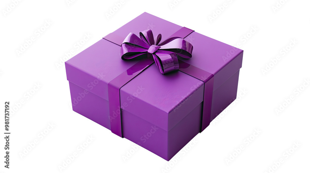 Obraz premium gift box on white transparent background