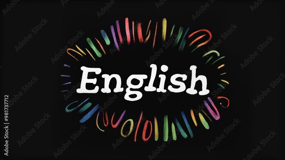 Naklejka premium Word or title of