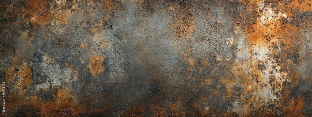 Weathered metal texture with rust and corrosion effects for a gritty industrial look Weathered metal texture with rust and corrosion effects for a gritty industrial look