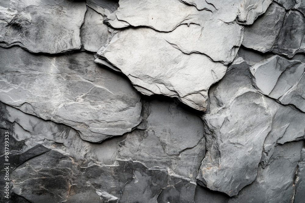 Gray stone background or texture and empty space , ai