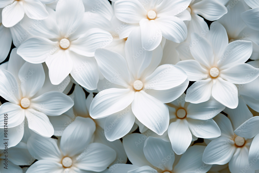 White flowers in full bloom, creating a serene and elegant visual for any setting. White flowers in full bloom, creating a serene and elegant visual for any setting.