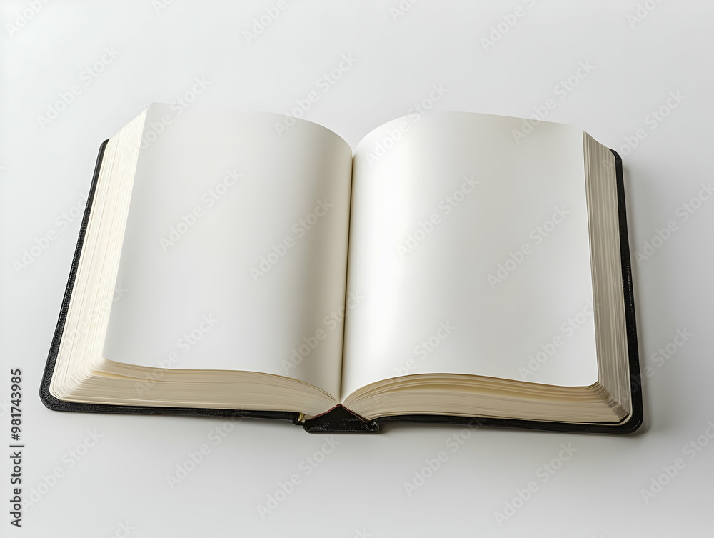 An open blank book on a white background, ready for notes or drawings, symbolizing creativity and ideas. An open blank book on a white background, ready for notes or drawings, symbolizing creativity and ideas.