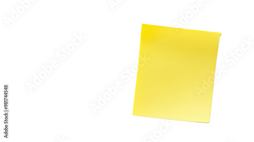 sticky notes on a white transparent background