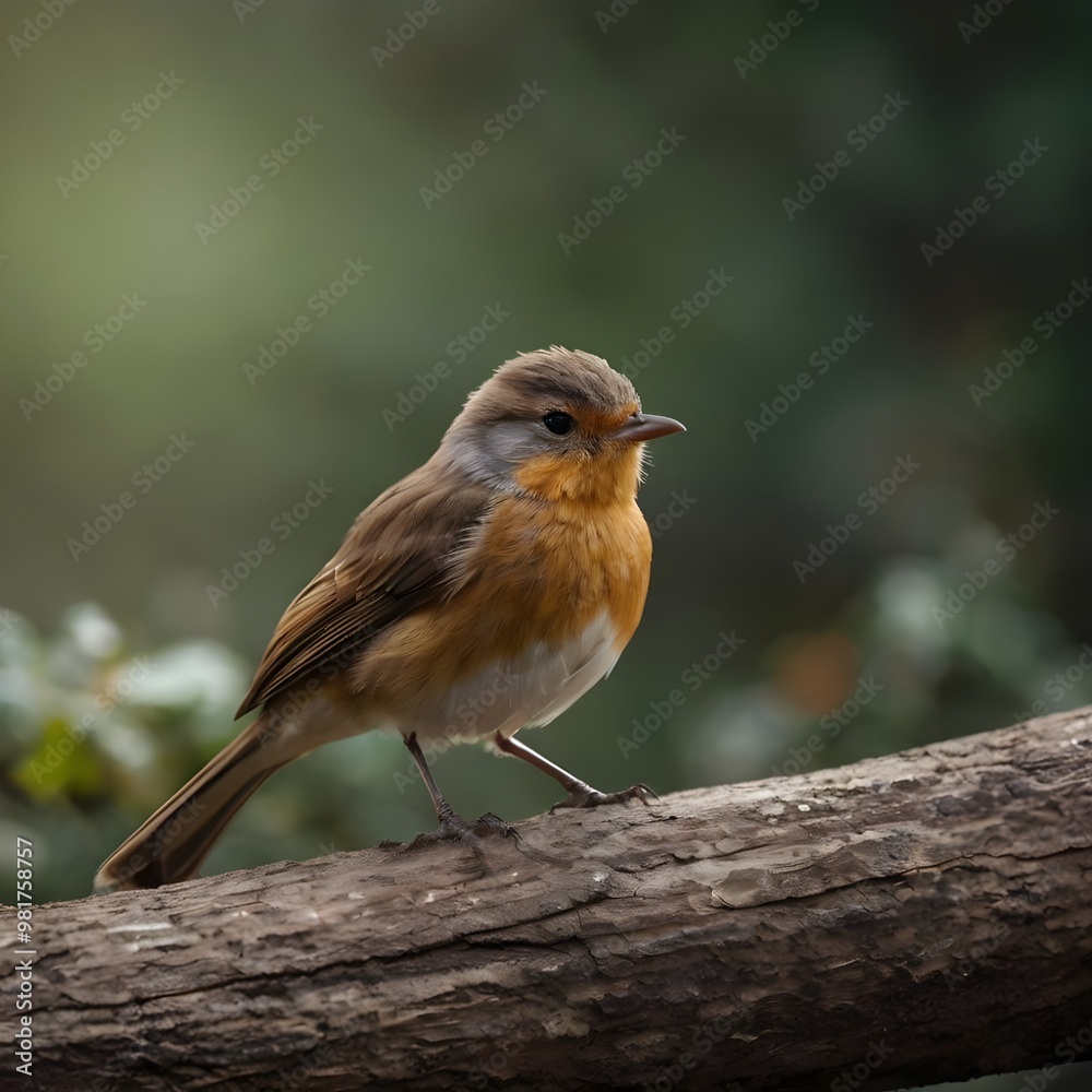 Fototapeta premium robin on a branch