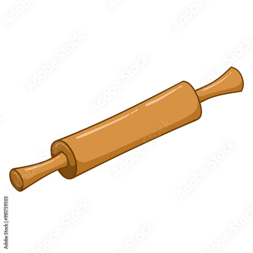 wooden rolling pin