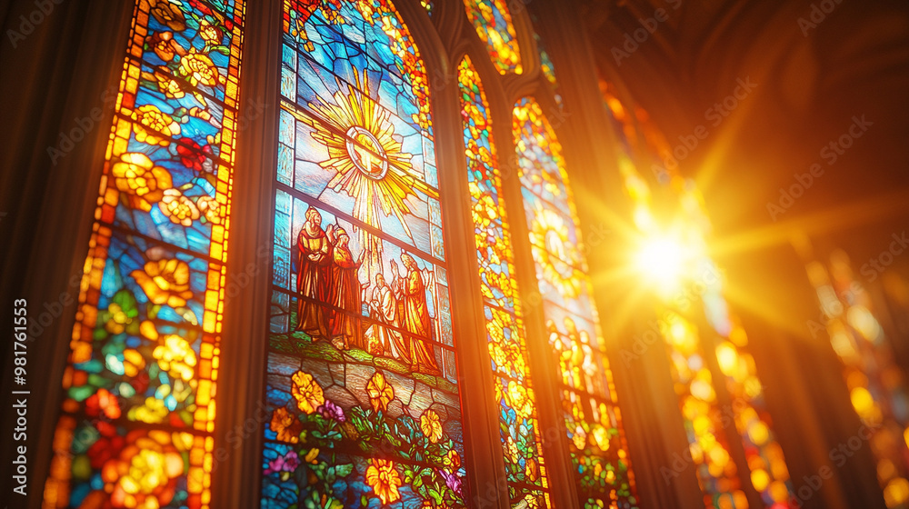 Light of Resurrection - Stained Glass Window Light of Resurrection - Stained Glass Window