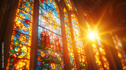 Light of Resurrection - Stained Glass Window