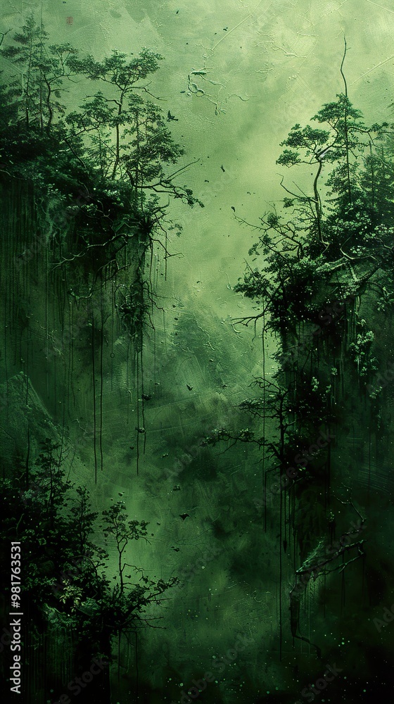 Obraz premium Enchanted Forest: A Dreamlike Landscape