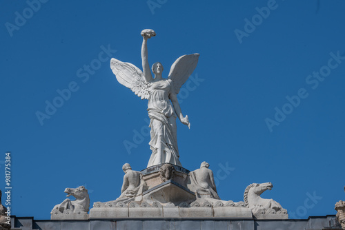 angel statue at Canadian National Exhibition