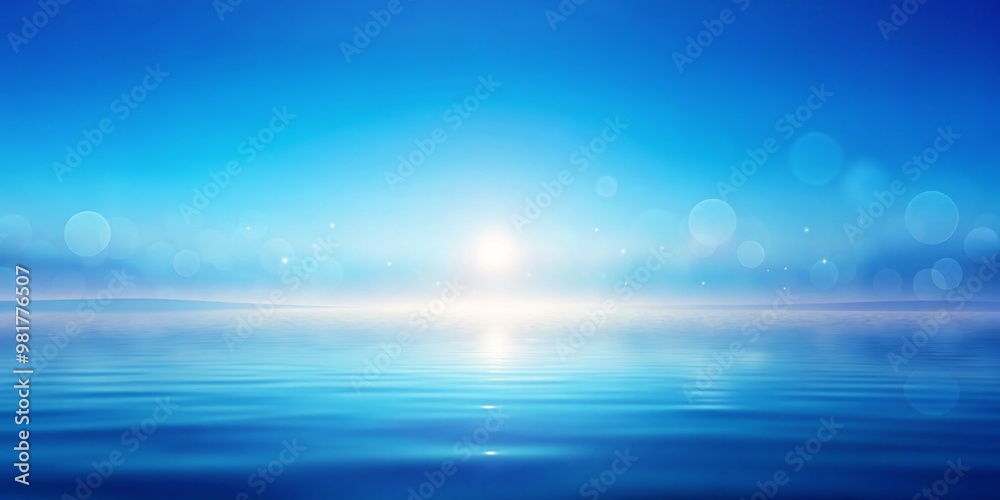 Blues of varying intensity come together in a seamless ombre effect, creating a tranquil atmosphere that calms the Blues of varying intensity come together in a seamless ombre effect, creating a tranquil atmosphere that calms the