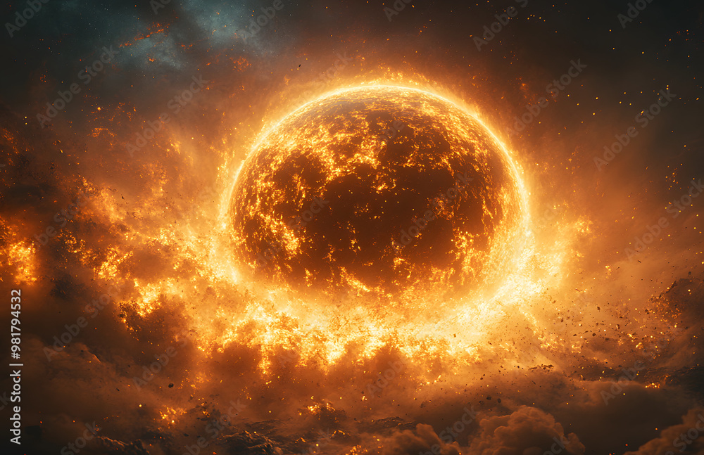 “Epic Cinematic Scene of a Planet Being Destroyed by a Massive Asteroid Impact, Showcasing a Dramatic and Catastrophic Moment in Space with Explosions and Fiery Destruction”
“Epic Cinematic Scene of a Planet Being Destroyed by a Massive Asteroid Impact, Showcasing a Dramatic and Catastrophic Moment in Space with Explosions and Fiery Destruction”