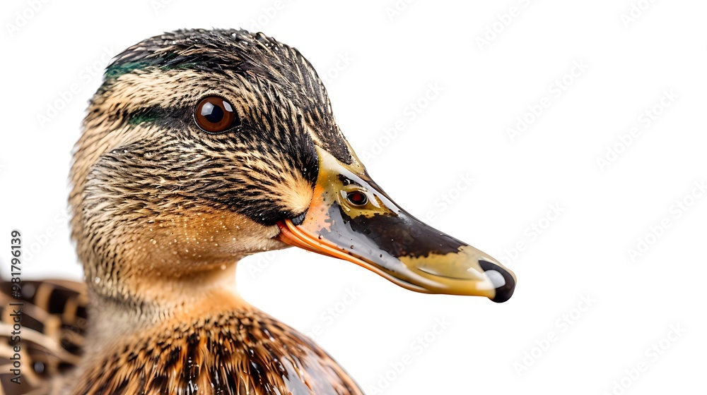 mallard duck isolated on white background mallard duck isolated on white background