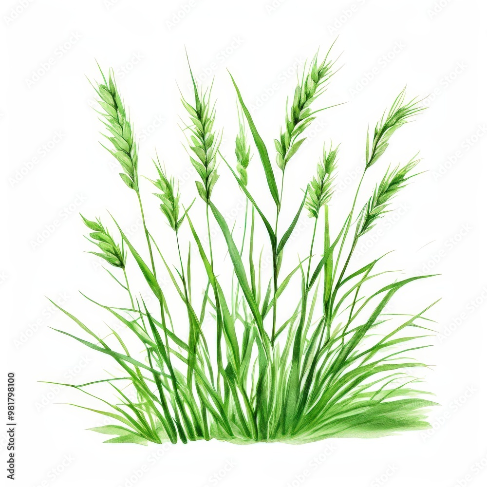 the AI Image Generator Neon Green Grass Meadow