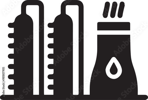 Oil icon symbol vector image Illustration 