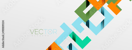 Color bend lines with shadow texture effect. Vector Illustration For Wallpaper, Banner, Background, Card, Book Illustration, landing page