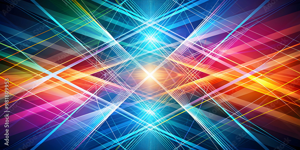 Obraz premium Abstract background with intersecting lines , abstract, background, lines, pattern, geometric, texture, design, art, digital