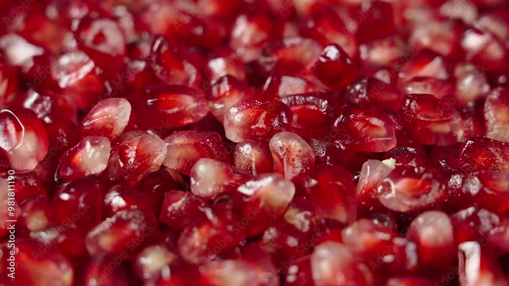 close up of pomegranate seeds texture background. close up of pomegranate seeds texture background.