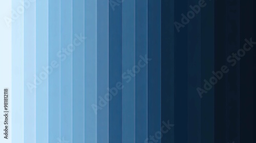 Abstract Gradient of Blues, From Light to Dark photo