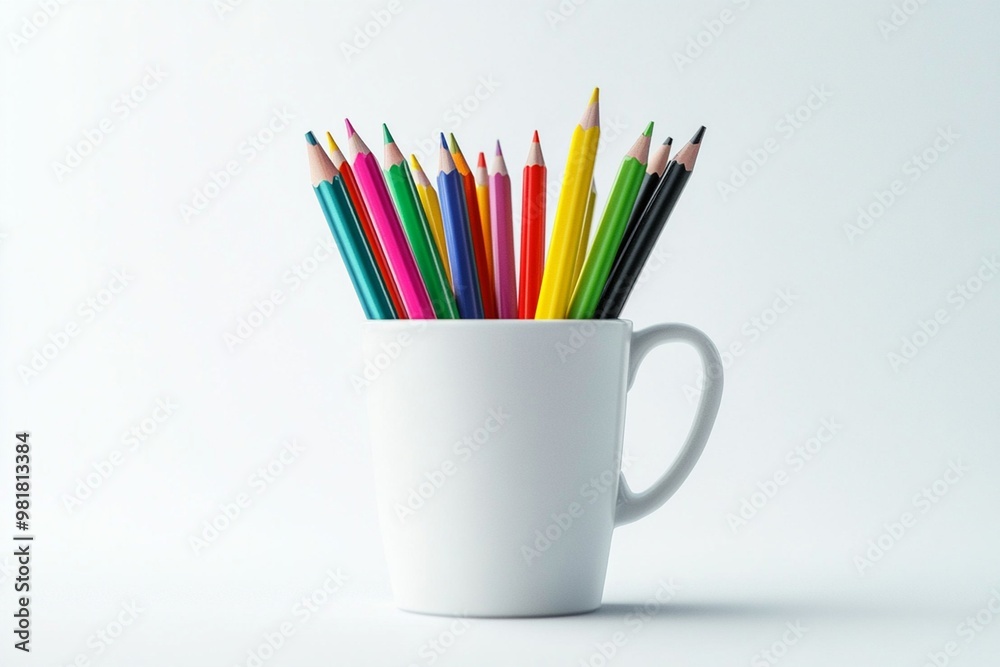 Fototapeta premium School Stationery Items