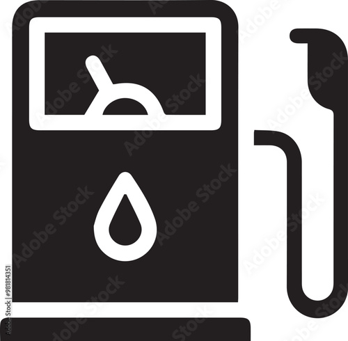 Oil icon symbol vector image Illustration
 photo