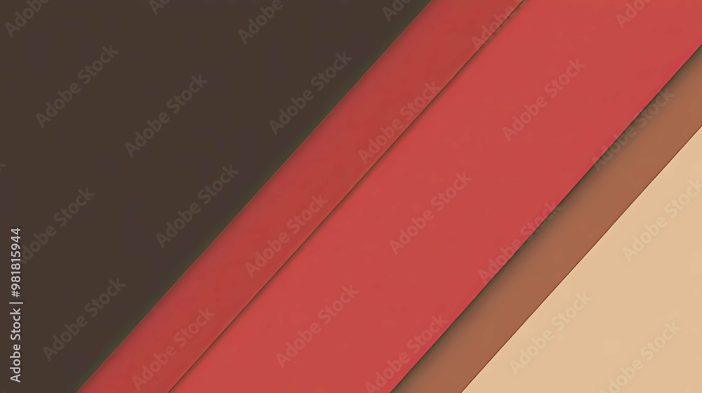 Abstract Background with Diagonal Stripes of Brown, Red, and Beige Abstract Background with Diagonal Stripes of Brown, Red, and Beige