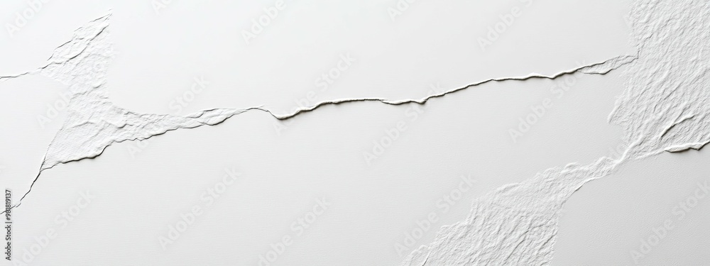 A Ripped White Surface with Uneven Edges A Ripped White Surface with Uneven Edges