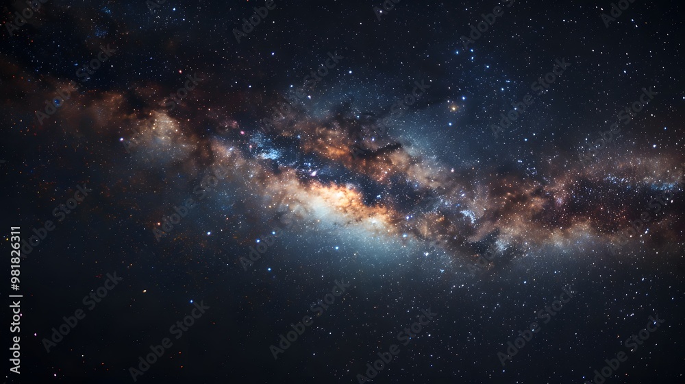 a breathtaking image of a starry night sky, with prominent celestial objects like the Milky Way or a galaxy, using advanced astrophotography techniques a breathtaking image of a starry night sky, with prominent celestial objects like the Milky Way or a galaxy, using advanced astrophotography techniques