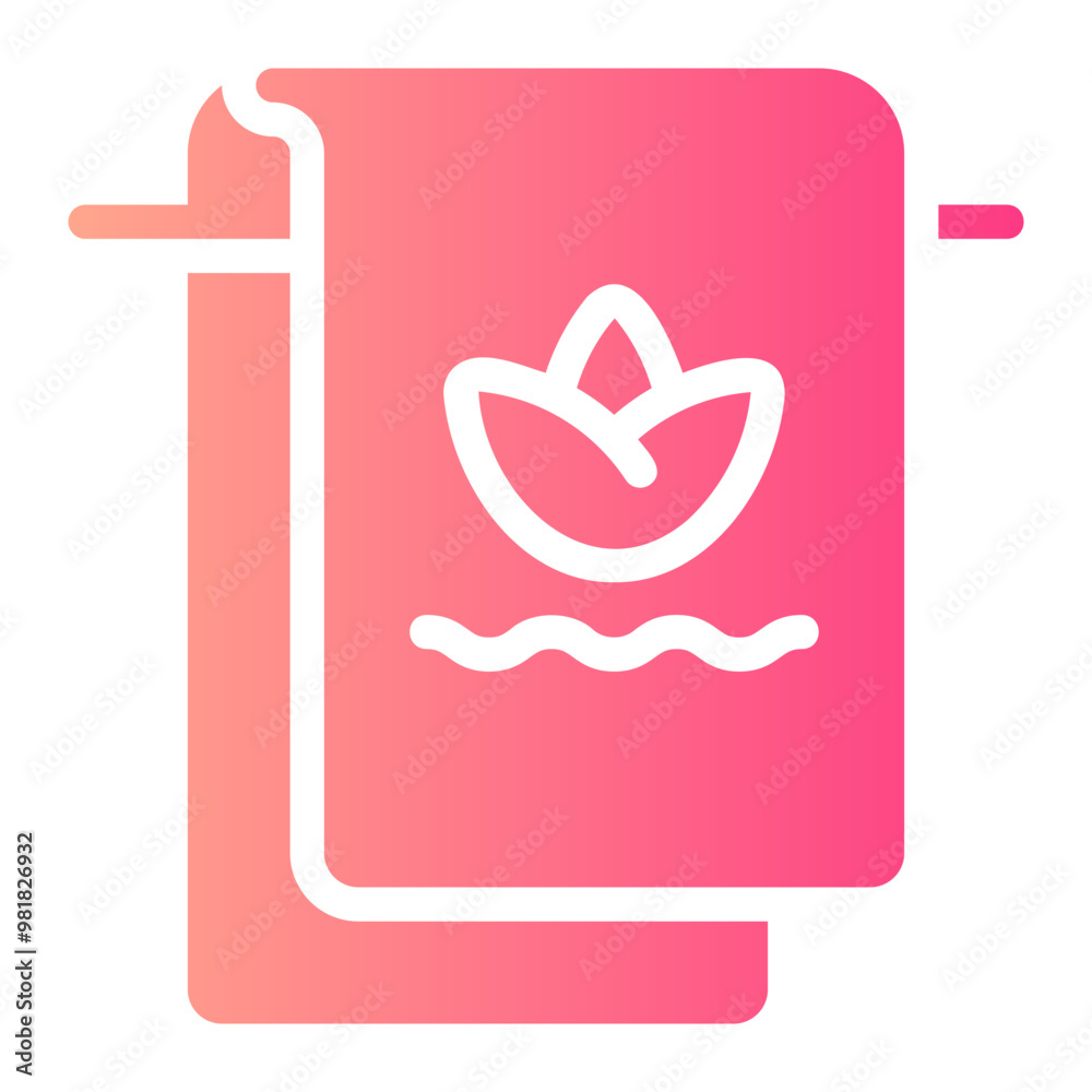 towel gradient icon towel gradient icon