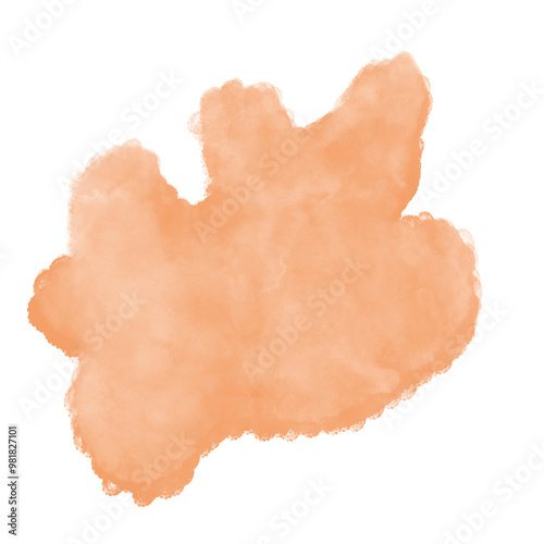 Pastel Watercolour Abstract Shape Decoration