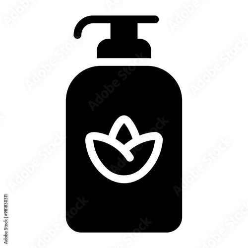 shampoo glyph icon