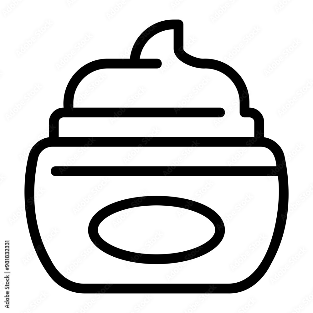 cream line icon cream line icon