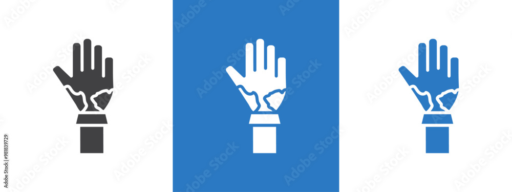 Contact Dermatitis icon thin line illustration Contact Dermatitis icon thin line illustration