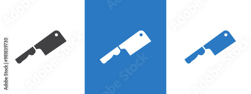 cooking chef knife icon thin line illustration